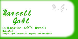 marcell gobl business card
